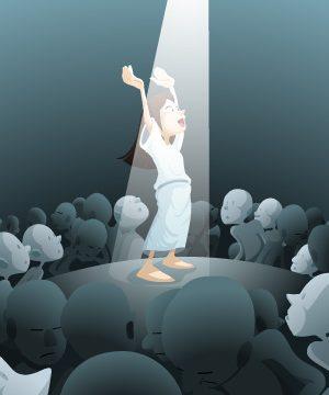 Illustration for Psalm 97: The LORD Reigns Rejoice