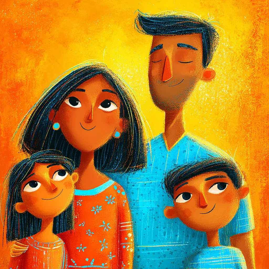Iqbal and his family, your storytellers