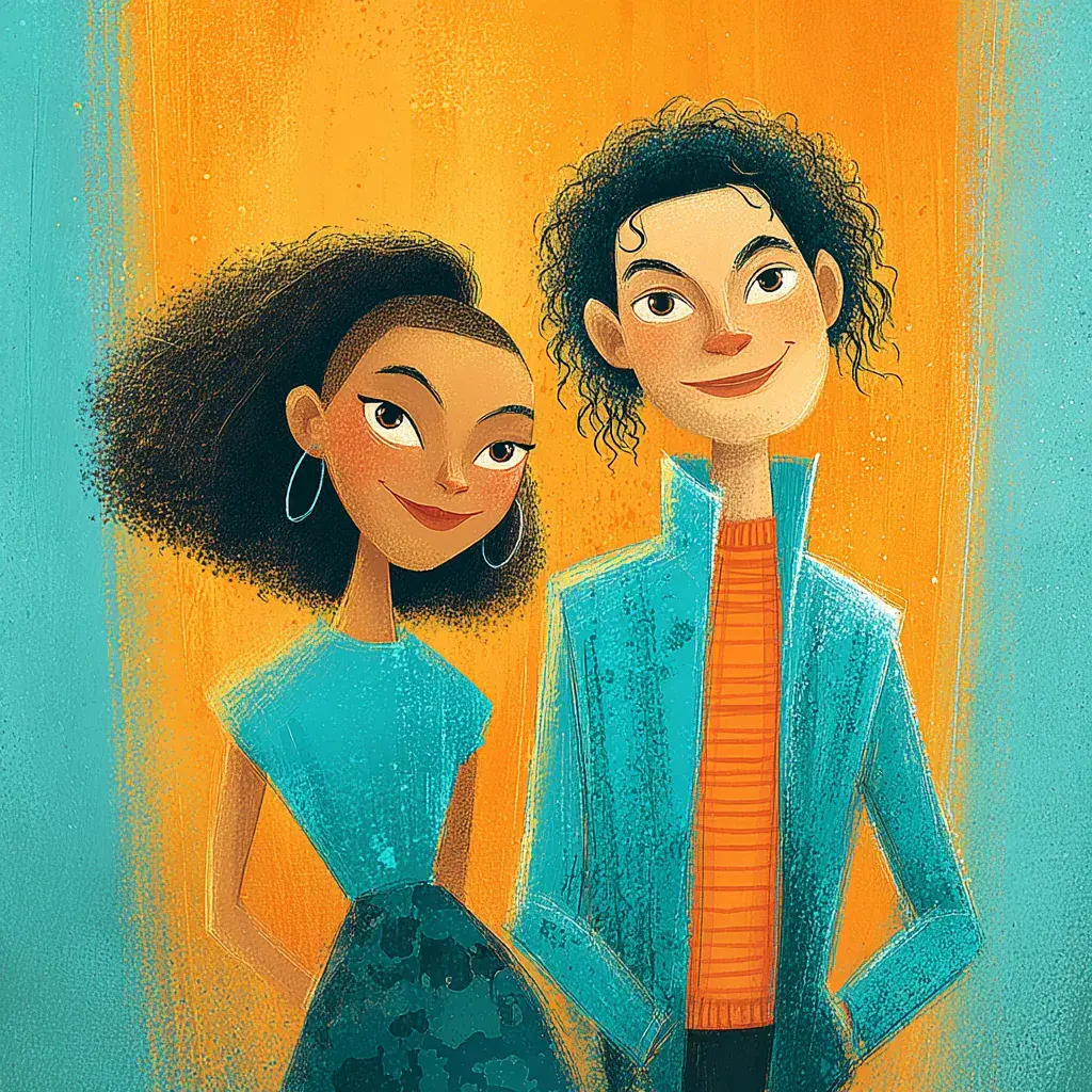 Keneshia and her boyfriend, your storytellers