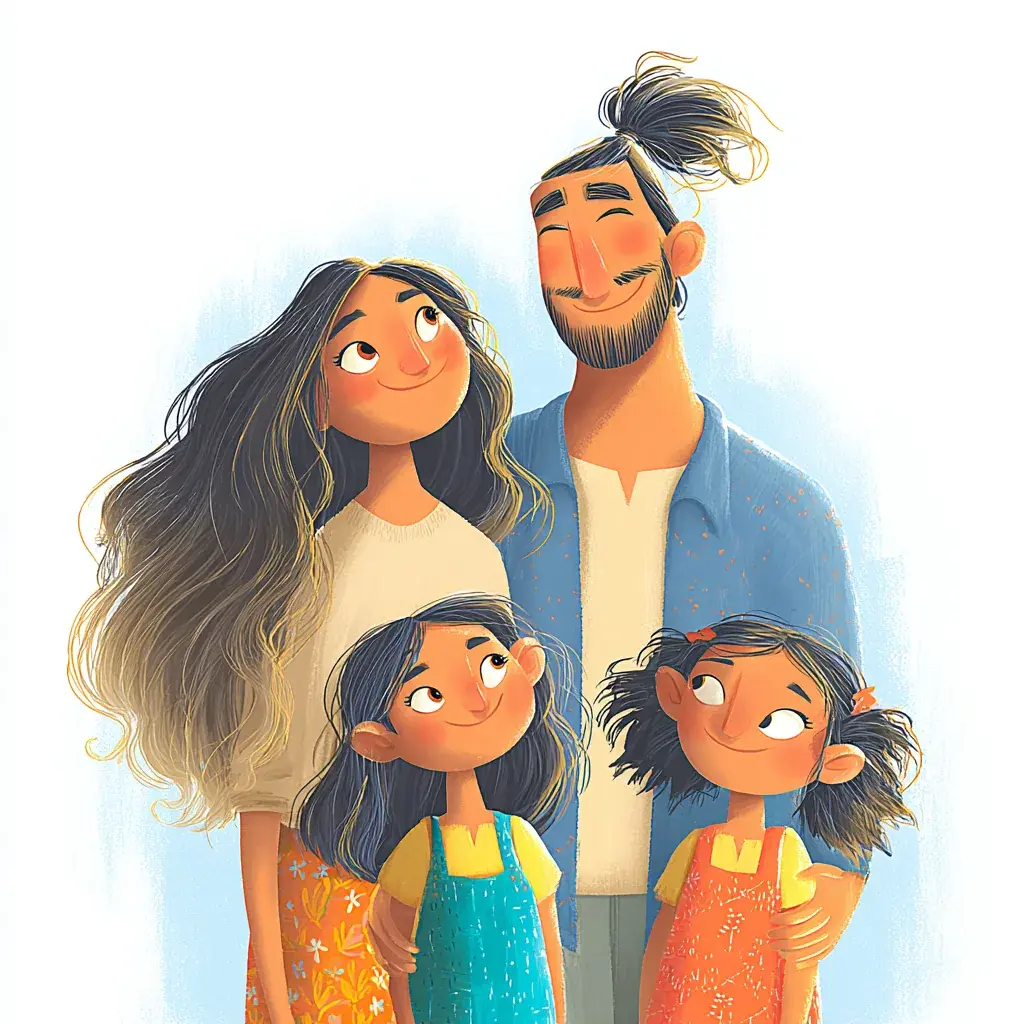 Luis and his family, your storytellers