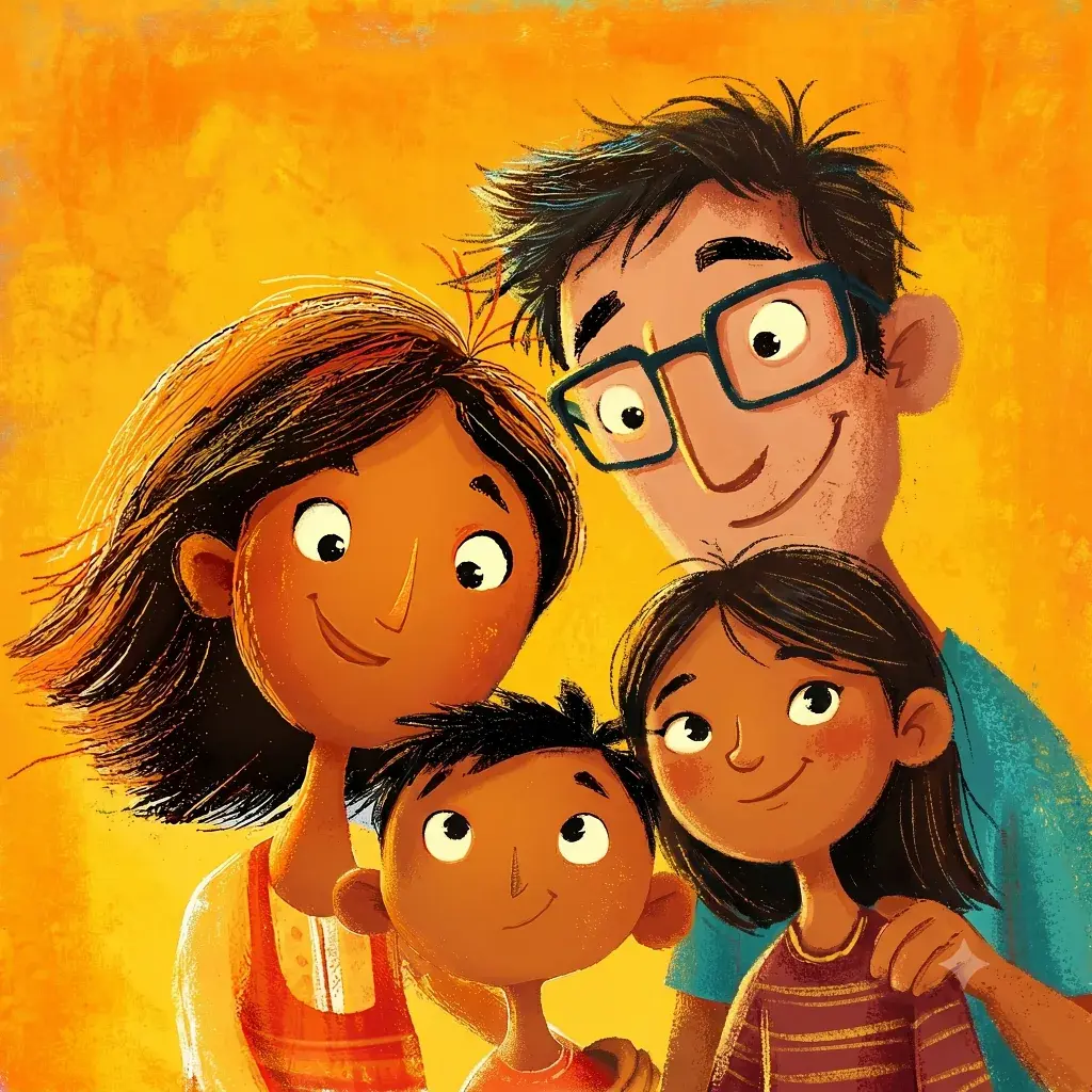 Rakesh and his family, your storytellers