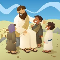 stock-illustration-7285272-jesus-and-children